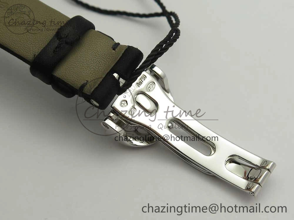 Reine de Naples 8918BB SS ZF 1:1 Best Edition White MOP Dial Diamonds Bezel on Black Fabric Strap A537