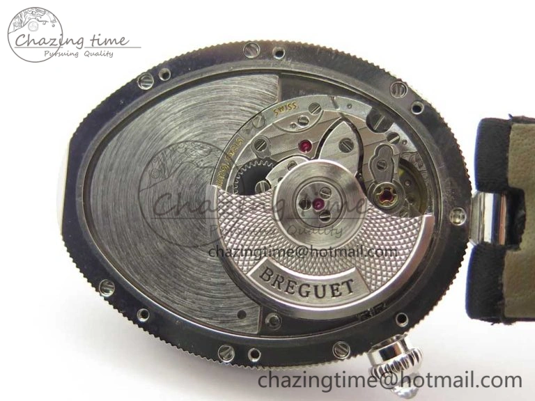 Reine de Naples 8918BB SS ZF 1:1 Best Edition White MOP Dial Diamonds Bezel on Black Fabric Strap A537