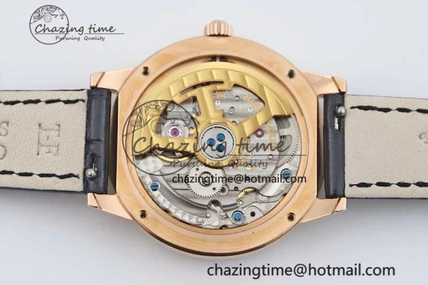 Rendez-Vous Date RG Q8F Best Edition White Dial Diamonds Bezel on Black Leather Strap A898