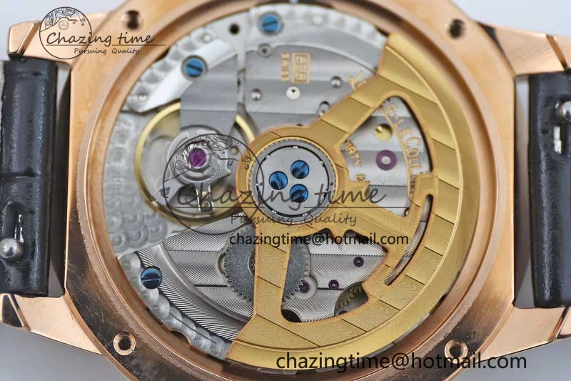 Rendez-Vous Date RG Q8F Best Edition White Dial Diamonds Bezel on Black Leather Strap A898