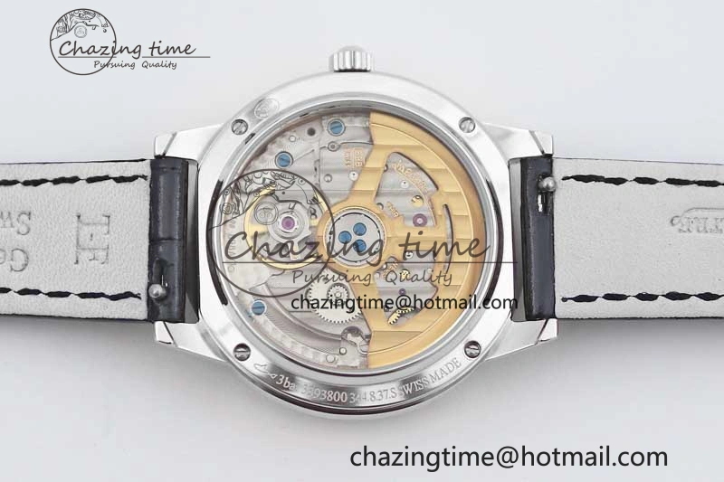 Rendez-Vous Date SS Q8F Best Edition White Dial Diamonds Bezel on Blue Leather Strap A898