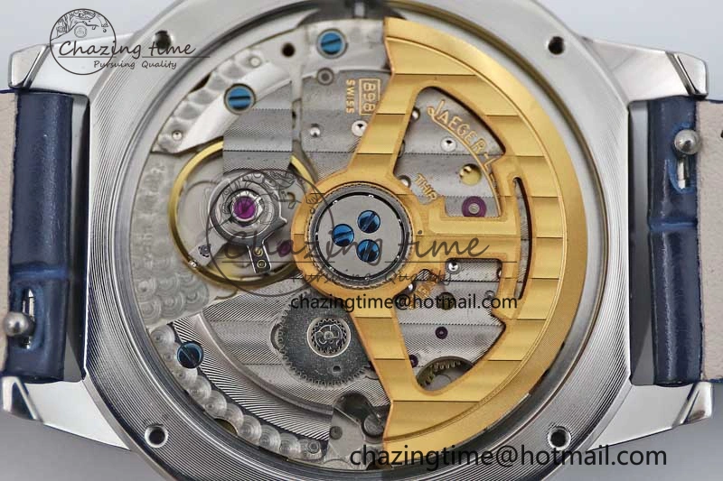 Rendez-Vous Date SS Q8F Best Edition White Dial Diamonds Bezel on Blue Leather Strap A898