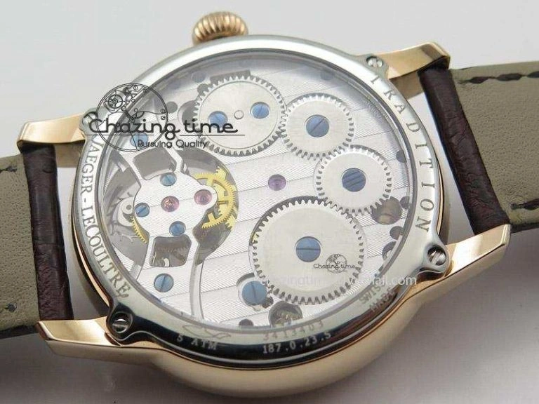 Rendez-Vous Ladies RG White MOP Dial Tourbillon on Brown Alligator Leather