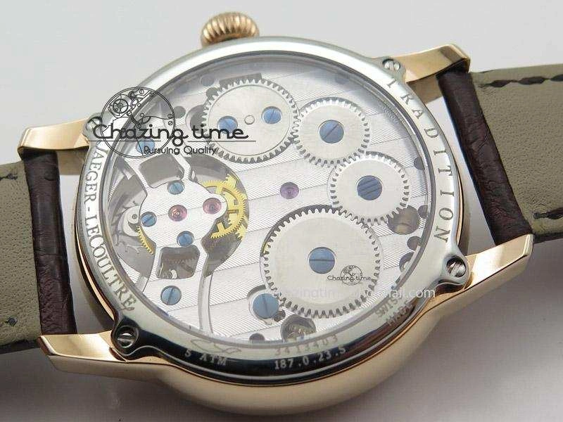 Rendez-Vous Ladies RG White MOP Dial Tourbillon on Brown Alligator Leather