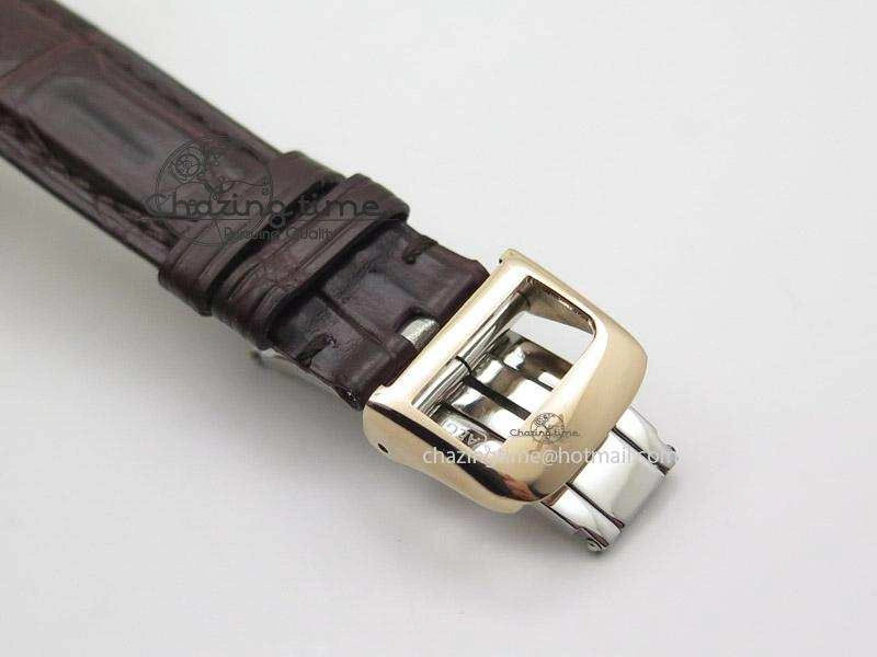 Rendez-Vous Ladies RG White MOP Dial Tourbillon on Brown Alligator Leather