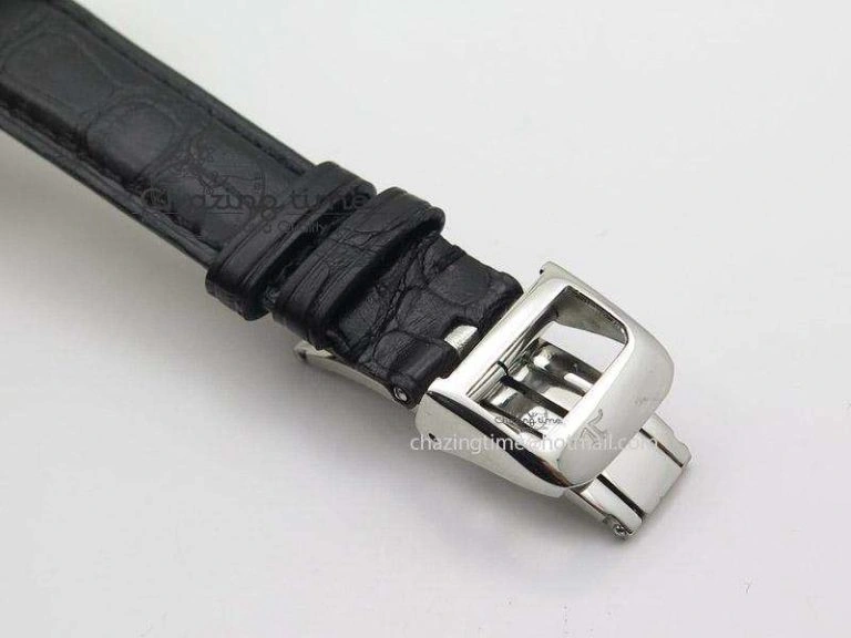 Rendez-Vous Ladies SS White MOP Dial Tourbillon on Black Alligator Leather