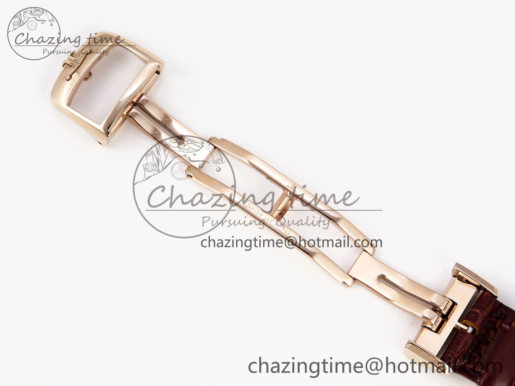 Rendez-Vous Night & Day RG APSF 1:1 Best Edition White Textured Dial Diamonds Bezel on Brown Leather Strap A898