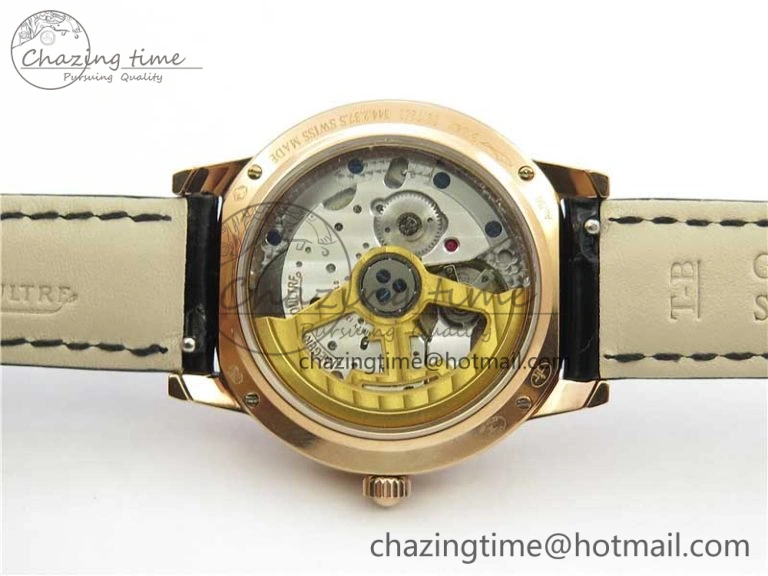Rendez-Vous Night & Day RG ZF 1:1 Best Edition White Dial Black Markers Diamonds Bezel on Black Leather Strap A898
