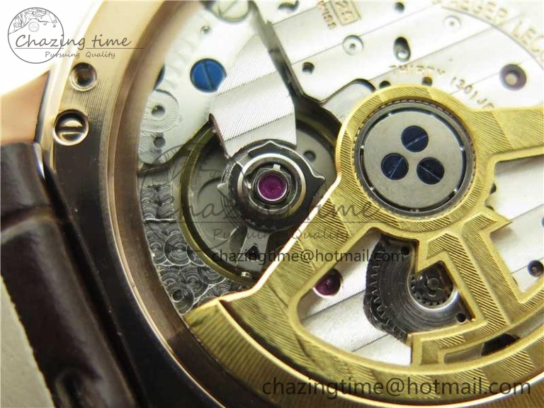 Rendez-Vous Night & Day RG ZF 1:1 Best Edition White Textured Dial Diamonds Bezel on Brown Leather Strap A898