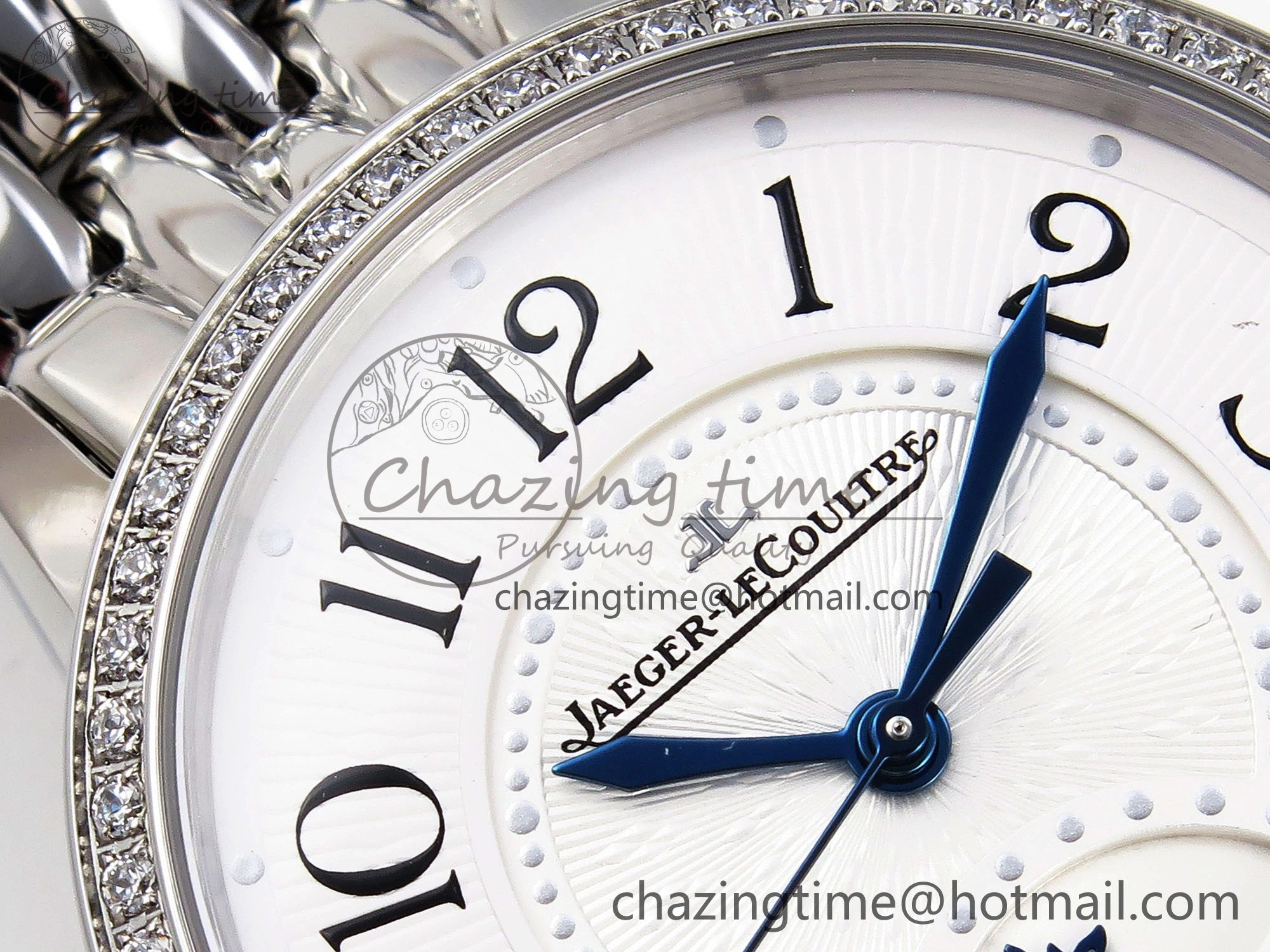 Rendez-Vous Night & Day SS APSF 1:1 Best Edition WhiteTextured Dial Diamonds Bezel on SS Bracelet A898