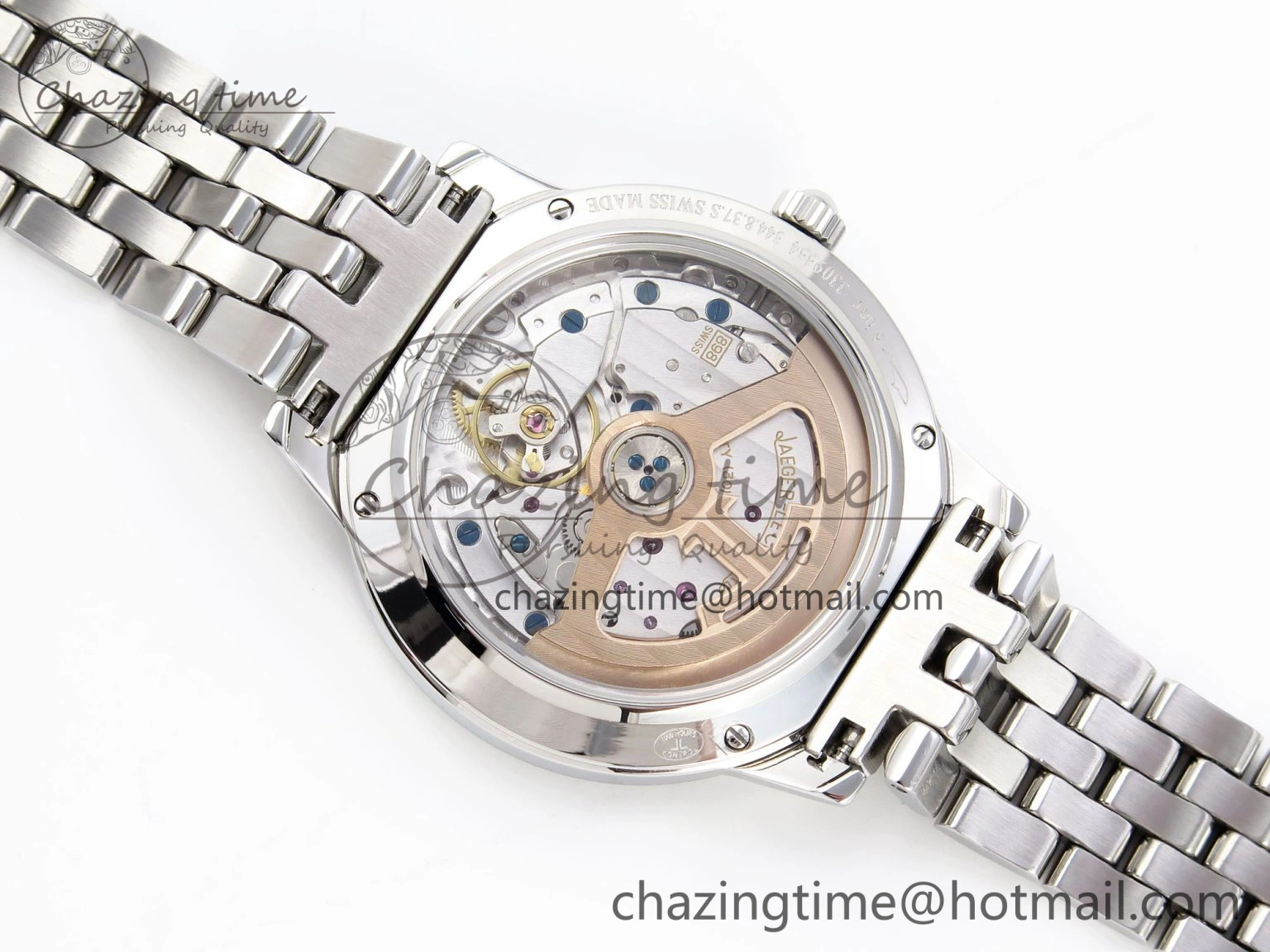 Rendez-Vous Night & Day SS APSF 1:1 Best Edition WhiteTextured Dial Diamonds Bezel on SS Bracelet A898