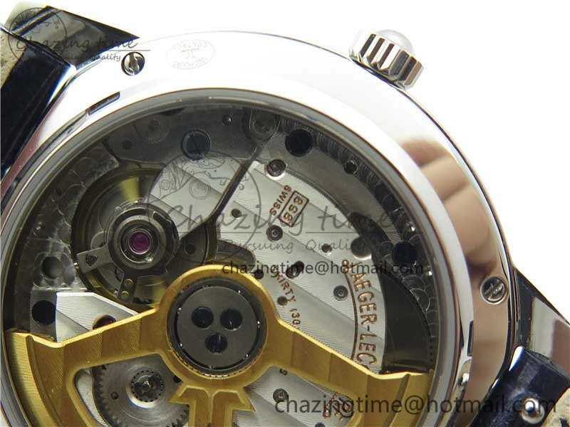 Rendez-Vous Night & Day SS Polished Bezel ZF 1:1 Best Edition White Textured Dial on Blue Leather Strap A898