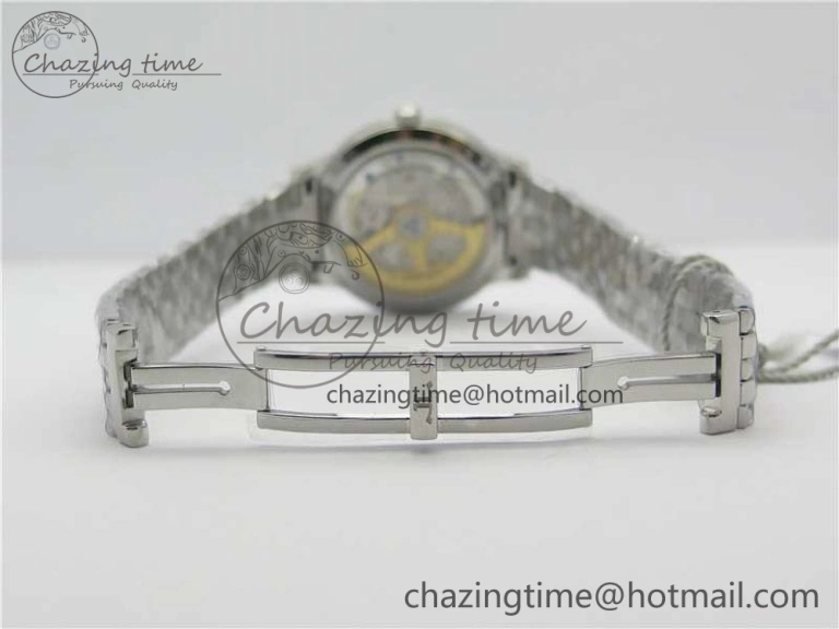 Rendez-Vous Night & Day SS ZF 1:1 Best Edition Blue Textured Dial Diamonds Bezel on SS Bracelet A898