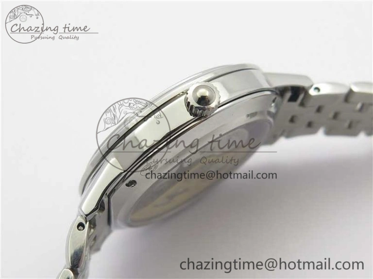 Rendez-Vous Night & Day SS ZF 1:1 Best Edition Blue Textured Dial Diamonds Bezel on SS Bracelet A898