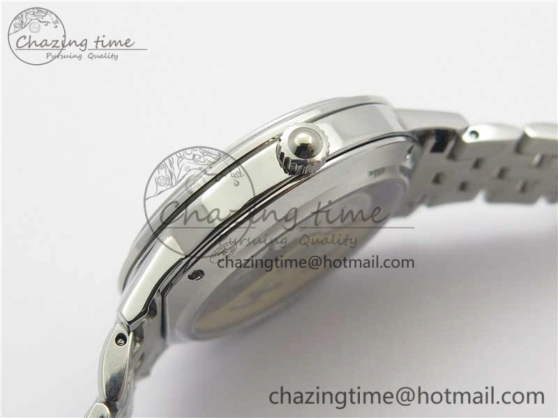 Rendez-Vous Night & Day SS ZF 1:1 Best Edition Blue Textured Dial Diamonds Bezel on SS Bracelet A898