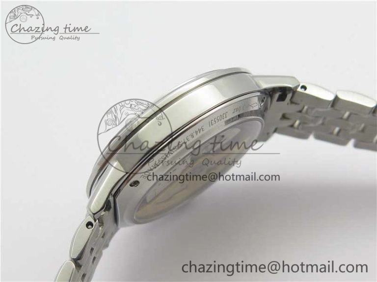 Rendez-Vous Night & Day SS ZF 1:1 Best Edition Blue Textured Dial Diamonds Bezel on SS Bracelet A898
