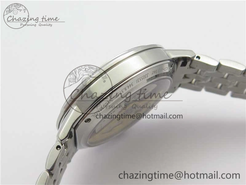 Rendez-Vous Night & Day SS ZF 1:1 Best Edition Blue Textured Dial Diamonds Bezel on SS Bracelet A898