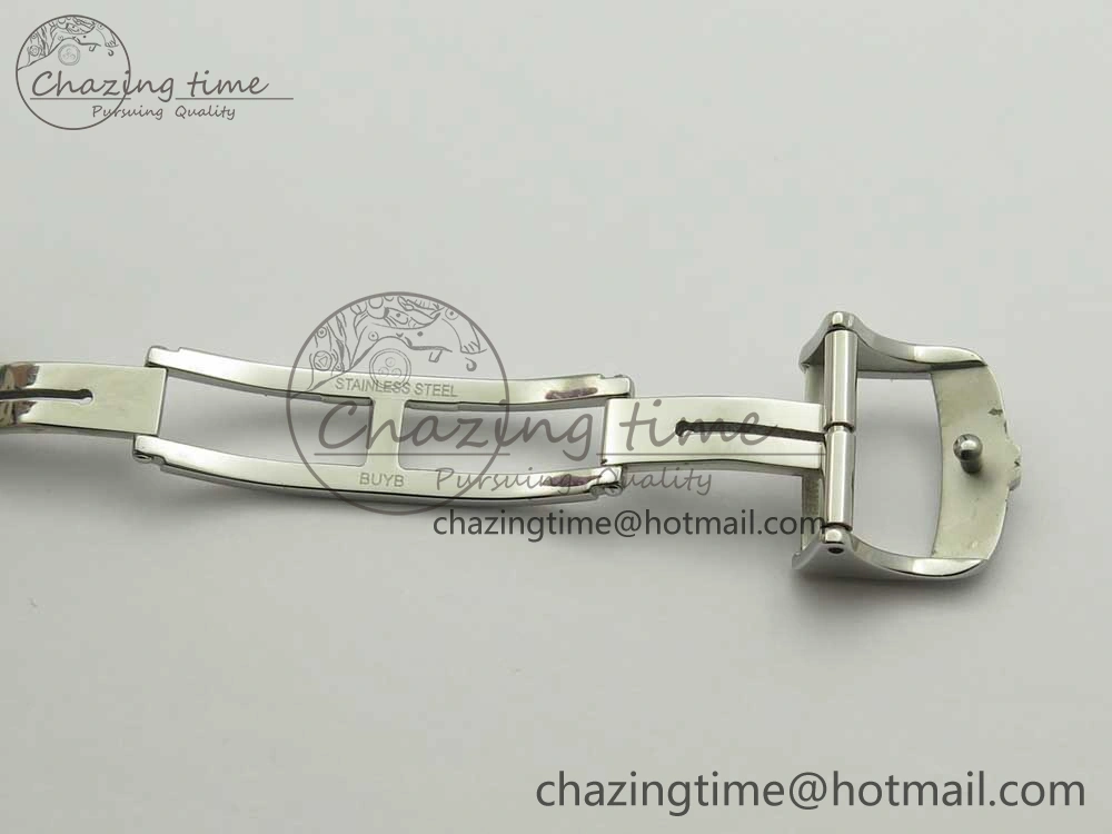 Rendez-Vous Night & Day SS ZF 1:1 Best Edition White Textured Dial Diamonds Bezel on Black Leather Strap A898