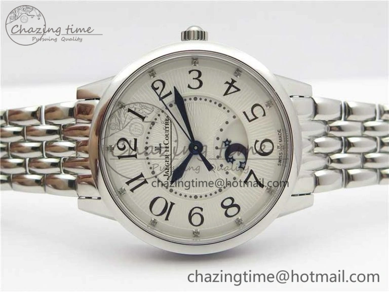 Rendez-Vous Night & Day SS ZF 1:1 Best Edition WhiteTextured Dial Polished Bezel on SS Bracelet A898