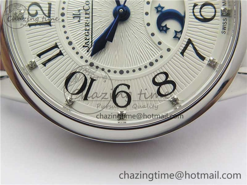 Rendez-Vous Night & Day SS ZF 1:1 Best Edition WhiteTextured Dial Polished Bezel on SS Bracelet A898