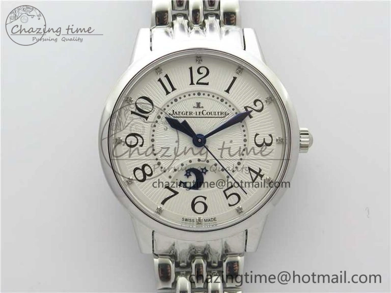 Rendez-Vous Night & Day SS ZF 1:1 Best Edition WhiteTextured Dial Polished Bezel on SS Bracelet A898