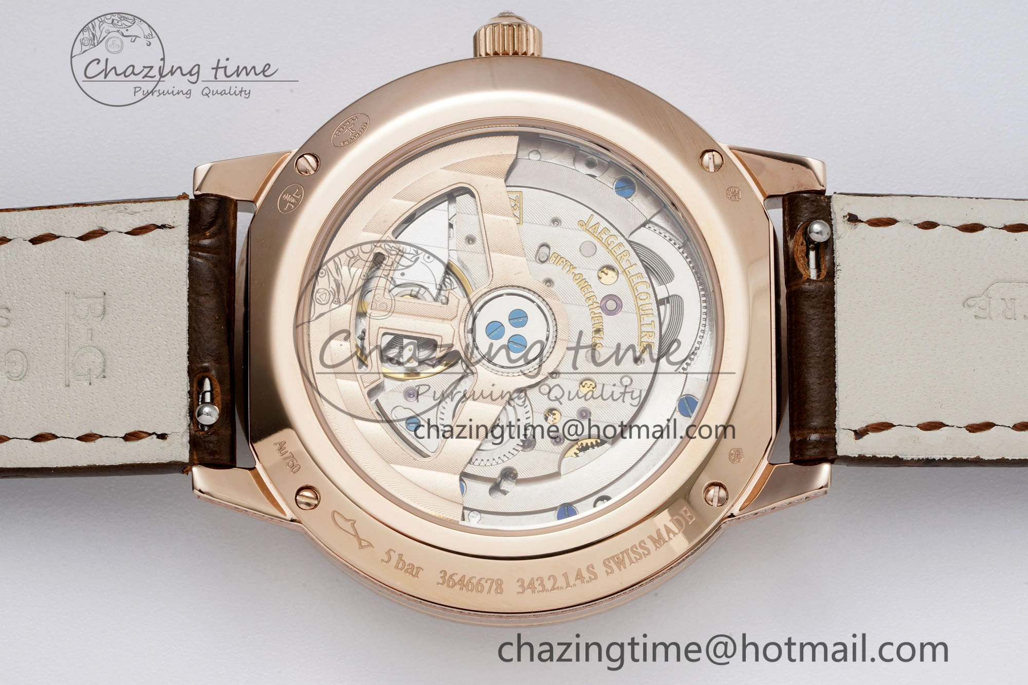 Rendez-Vous Star RG KZF 1:1 Best Edition Brown Star Dial Diamonds Bezel on Brown Leather Strap A734