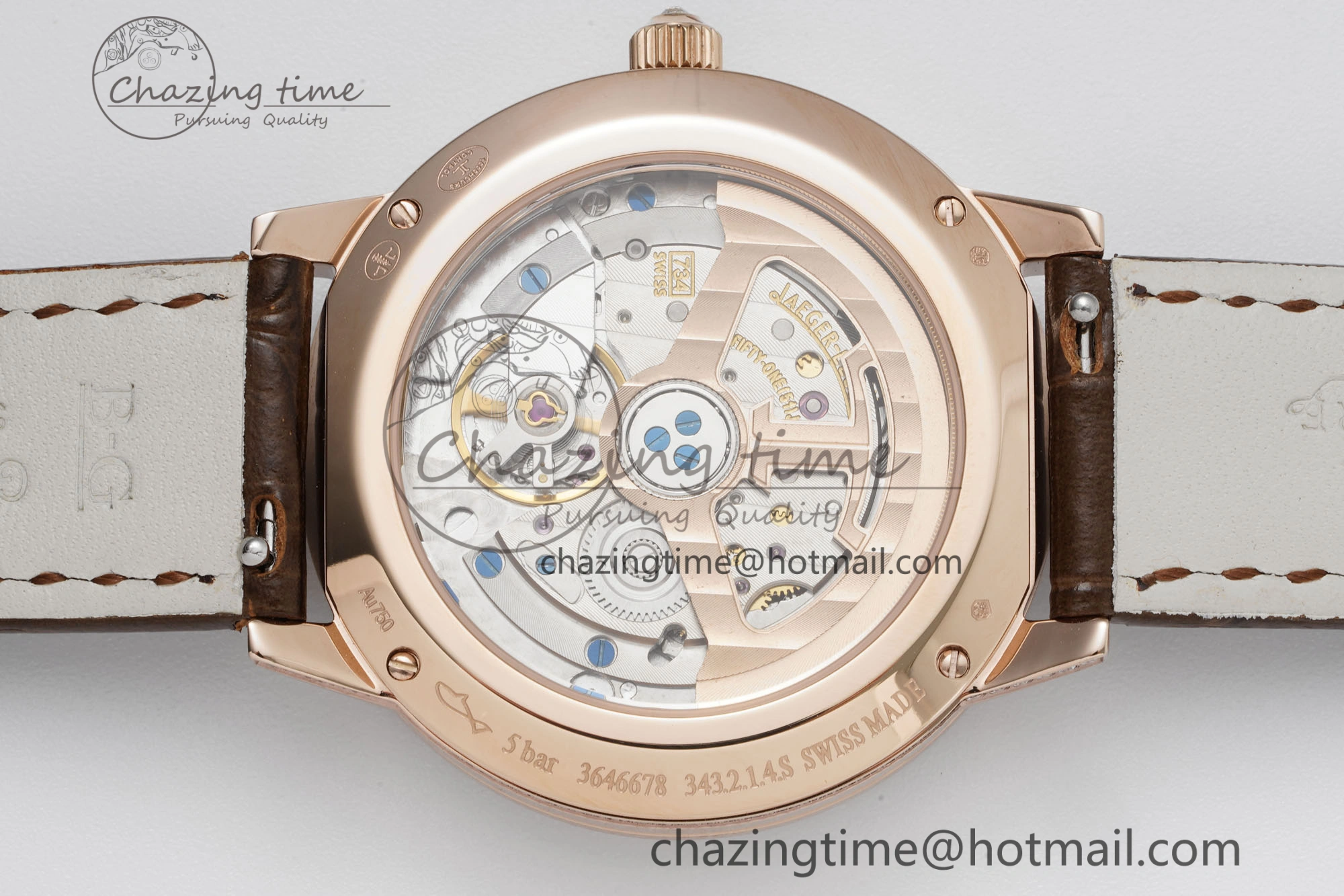 Rendez-Vous Star RG KZF 1:1 Best Edition Brown Star Dial Diamonds Bezel on Brown Leather Strap A734