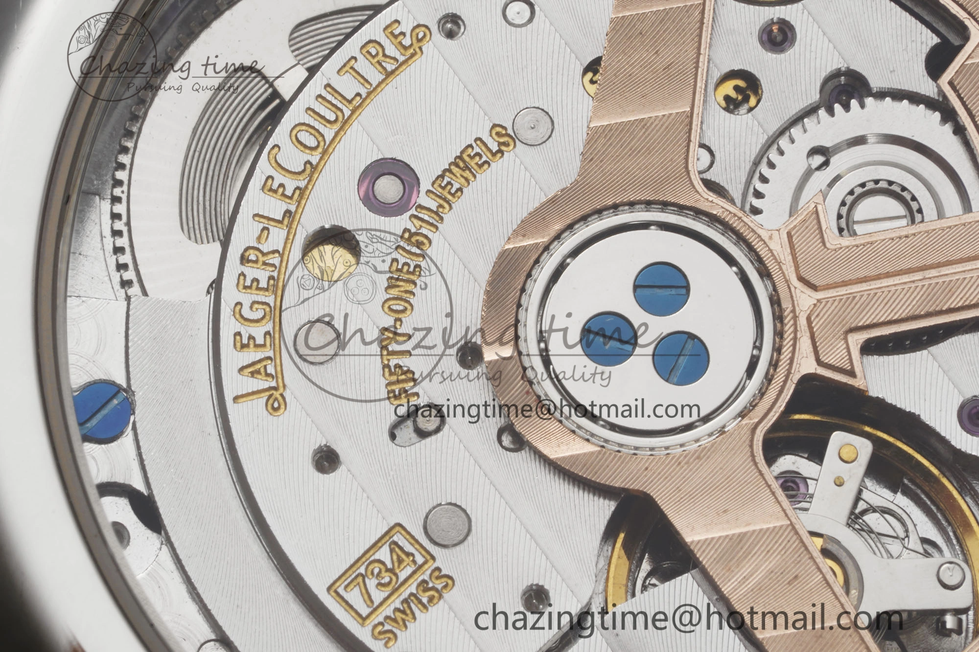 Rendez-Vous Star SS KZF 1:1 Best Edition Blue Star Dial Diamonds Bezel on Blue Leather Strap A734