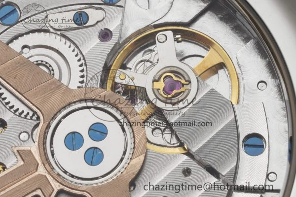 Rendez-Vous Star SS KZF 1:1 Best Edition Blue Star Dial Diamonds Bezel on Blue Leather Strap A734