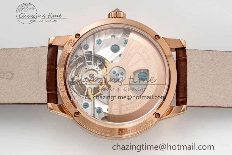 Rendez-Vous Tourbillon RG RMSF Best Edition White Dial on Brown Leather Strap