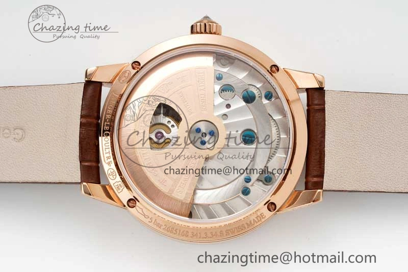 Rendez-Vous Tourbillon RG RMSF Best Edition White Dial on Brown Leather Strap