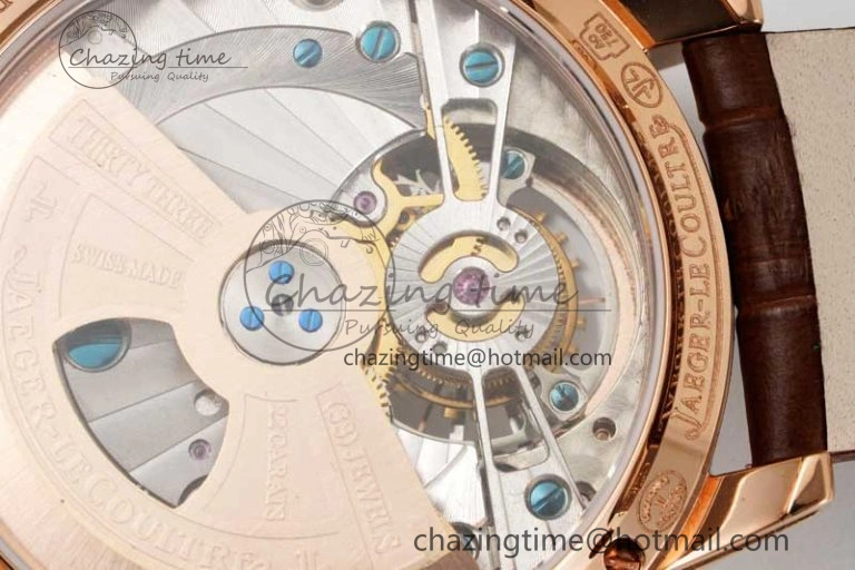 Rendez-Vous Tourbillon RG RMSF Best Edition White Dial on Brown Leather Strap