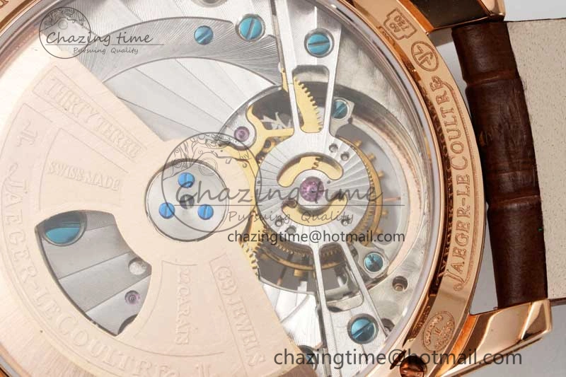 Rendez-Vous Tourbillon RG RMSF Best Edition White Dial on Brown Leather Strap