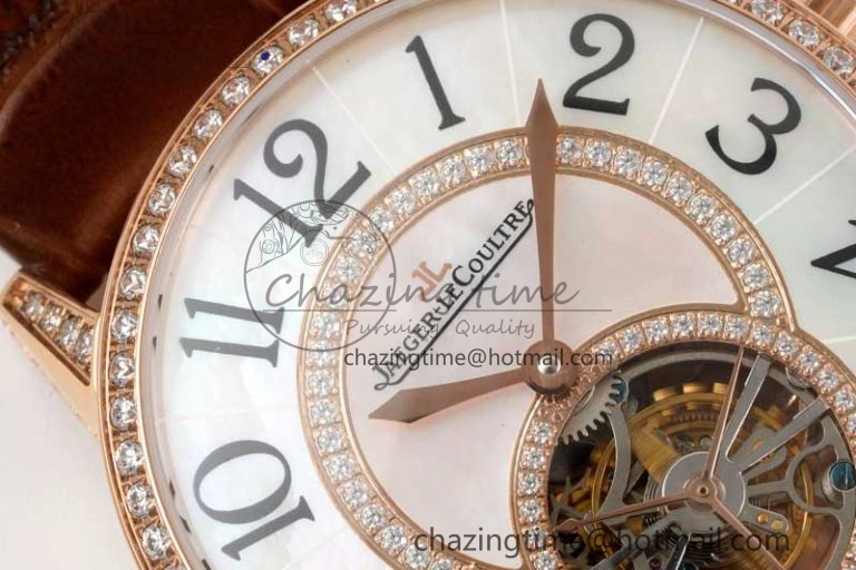 Rendez-Vous Tourbillon RG RMSF Best Edition White Dial on Brown Leather Strap