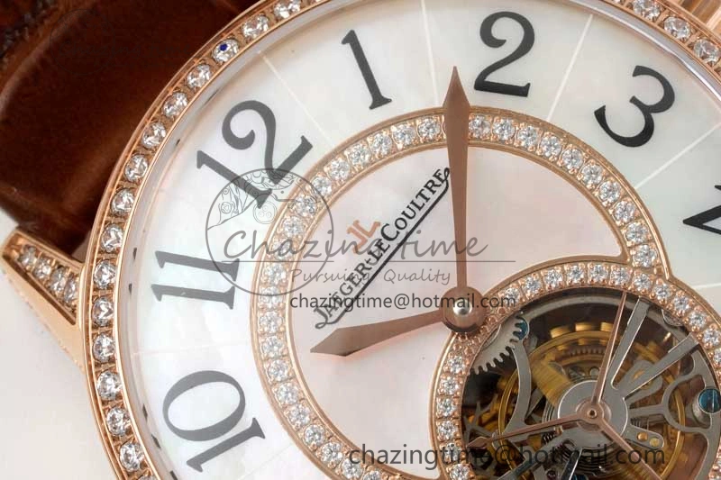 Rendez-Vous Tourbillon RG RMSF Best Edition White Dial on Brown Leather Strap