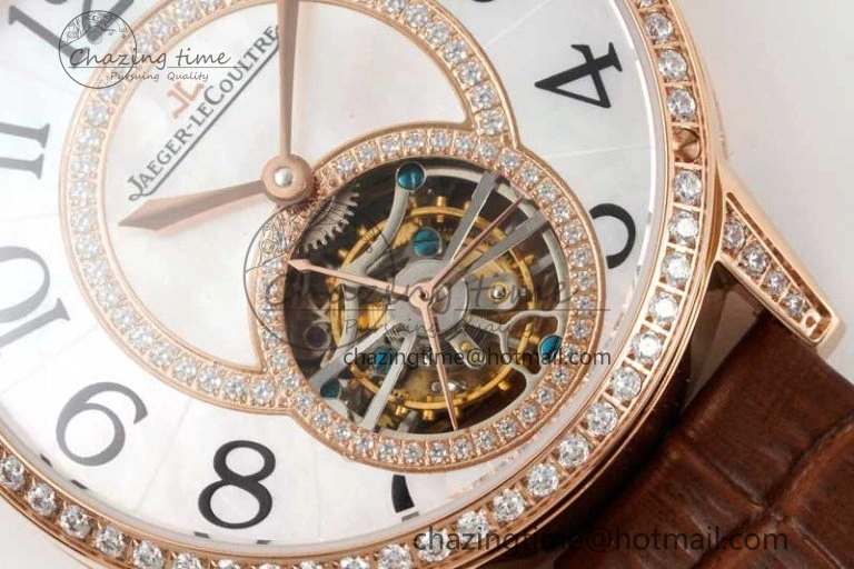 Rendez-Vous Tourbillon RG RMSF Best Edition White Dial on Brown Leather Strap
