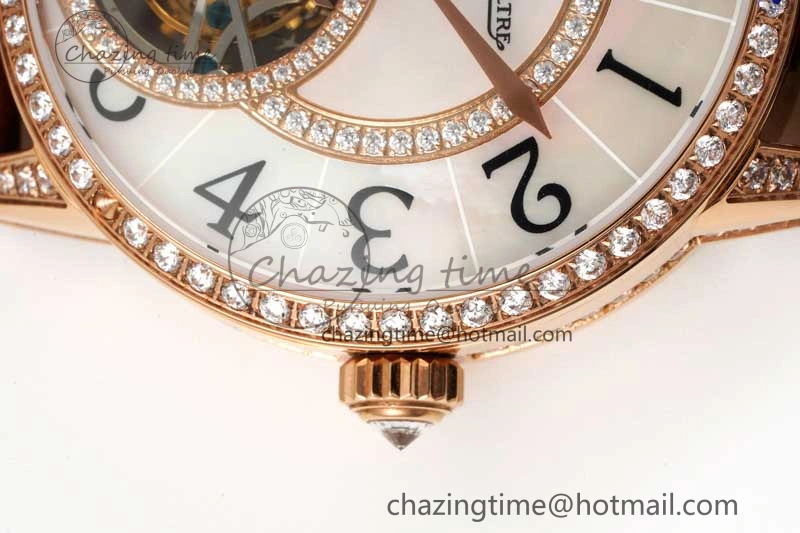 Rendez-Vous Tourbillon RG RMSF Best Edition White Dial on Brown Leather Strap