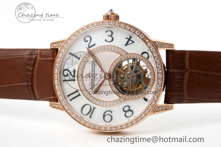 Rendez-Vous Tourbillon RG RMSF Best Edition White Dial on Brown Leather Strap