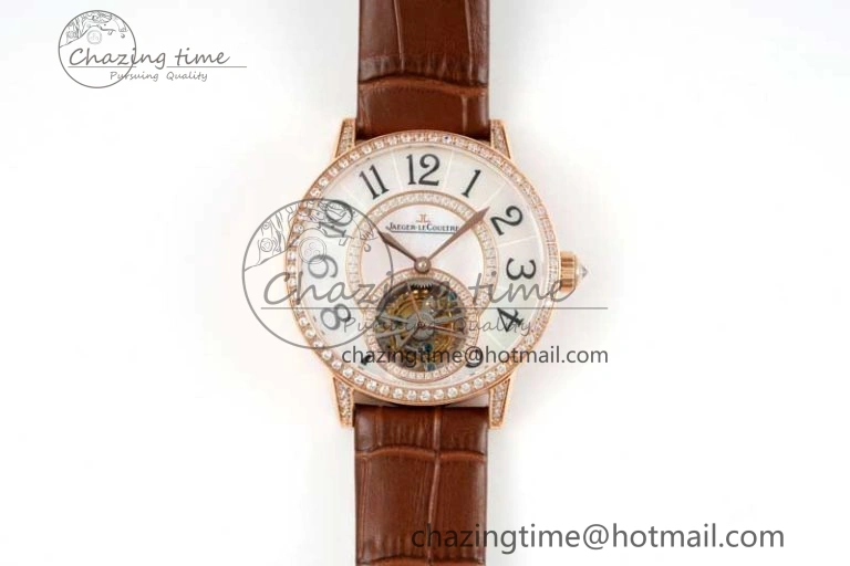 Rendez-Vous Tourbillon RG RMSF Best Edition White Dial on Brown Leather Strap