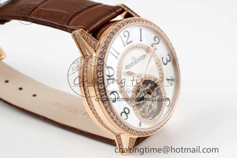 Rendez-Vous Tourbillon RG RMSF Best Edition White Dial on Brown Leather Strap