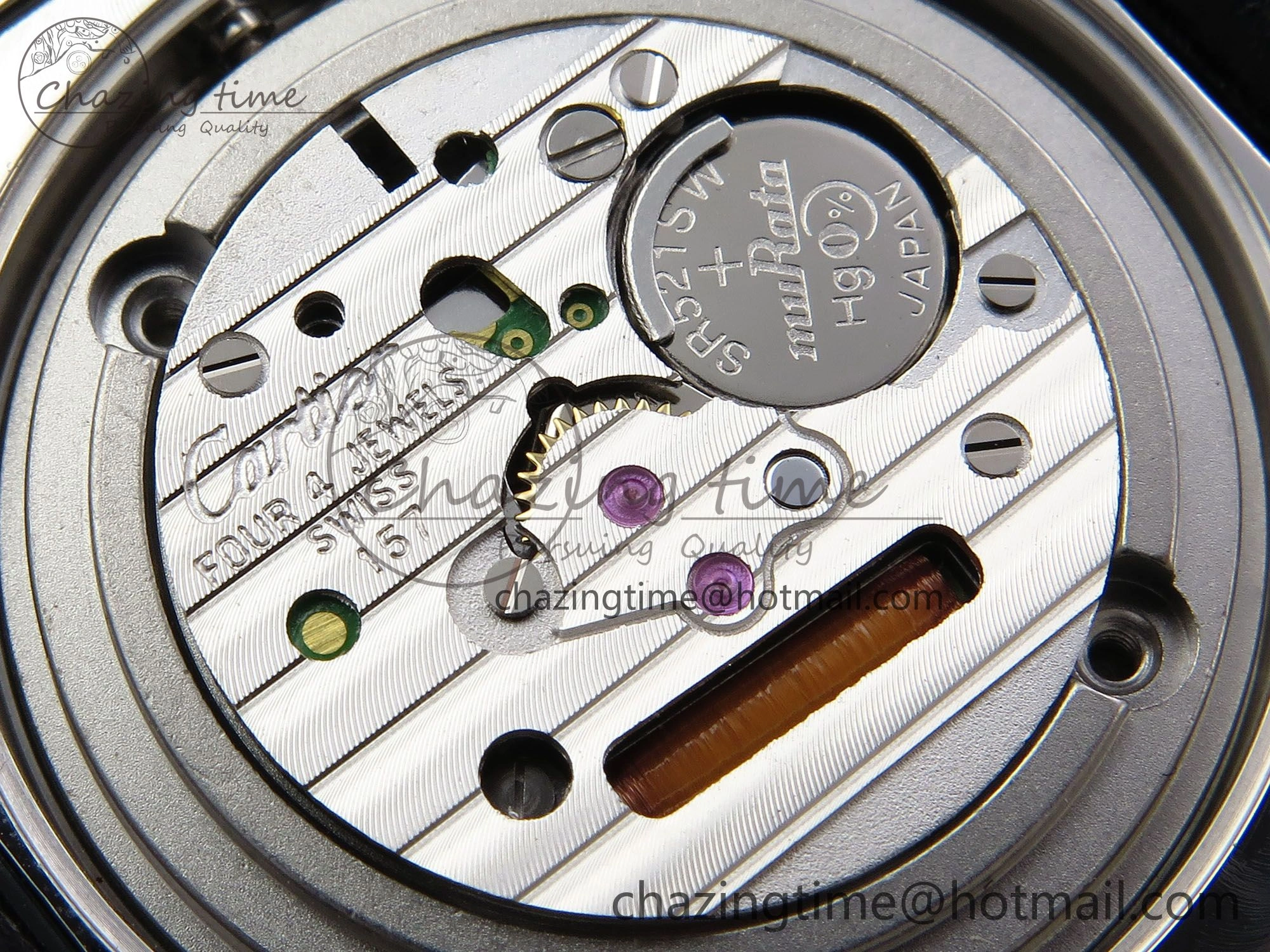 Ronde De Cartier 29mm DRF 1:1 Best Edition Sandblasted Silver-Plated White Dial on Black Leather Strap Ronda Quartz