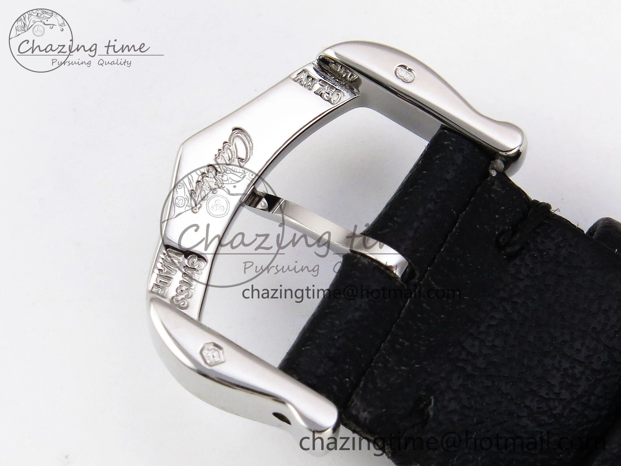 Ronde De Cartier 29mm DRF 1:1 Best Edition Sandblasted Silver-Plated White Dial on Black Leather Strap Ronda Quartz