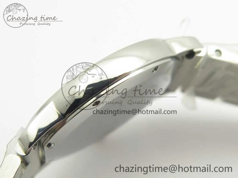 Ronde Solo De Cartier 36mm SS K11 Maker White Dial on SS Bracelet Ronda Quartz
