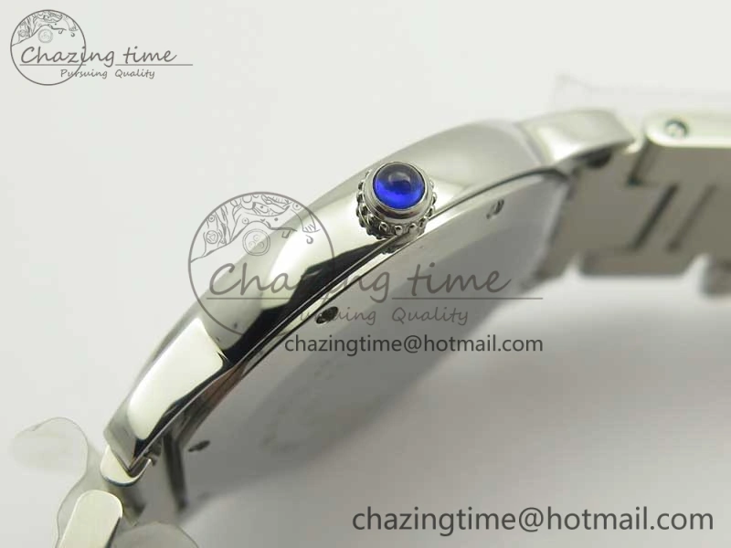 Ronde Solo De Cartier 36mm SS K11 Maker White Dial on SS Bracelet Ronda Quartz