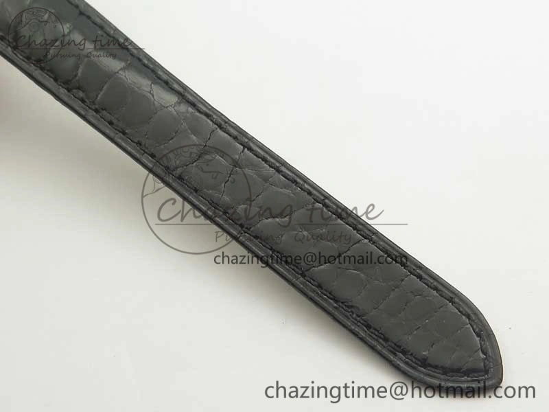 Ronde Solo de Cartier 29.5mm K11 1:1 Best Edition White Dial on Black Croco Leather Strap Ronda Quartz