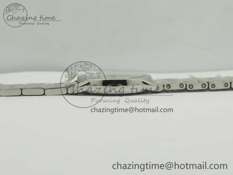 Ronde Solo de Cartier 29.5mm K11 1:1 Best Edition White Dial on SS Bracelet Ronda Quartz