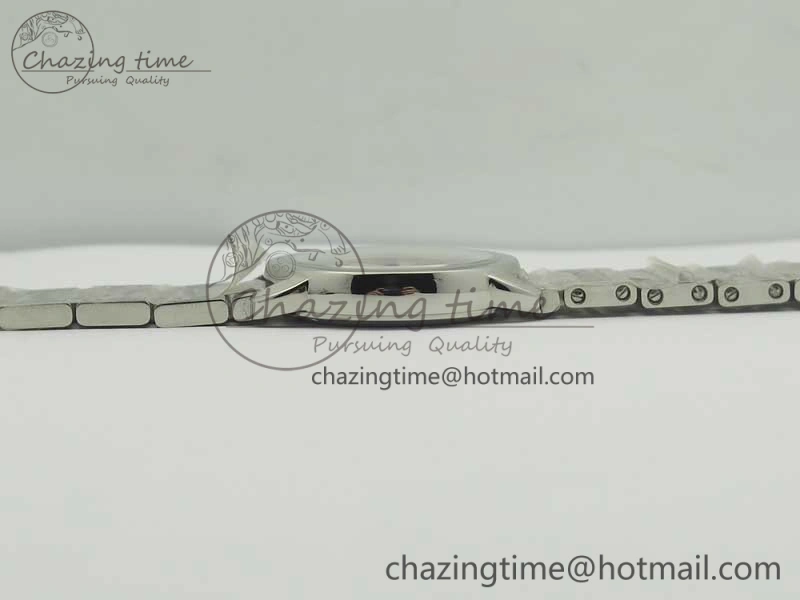 Ronde Solo de Cartier 29.5mm K11 1:1 Best Edition White Dial on SS Bracelet Ronda Quartz