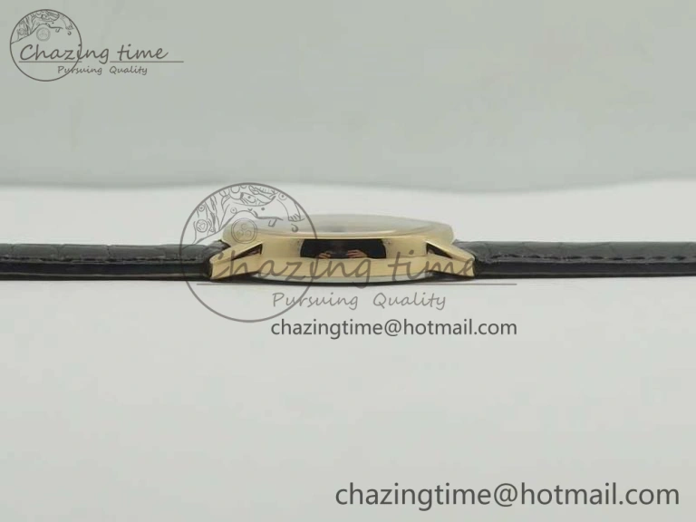 Ronde Solo de Cartier 29.5mm RG K11 1:1 Best Edition White Dial on Croco Leather Strap Ronda Quartz