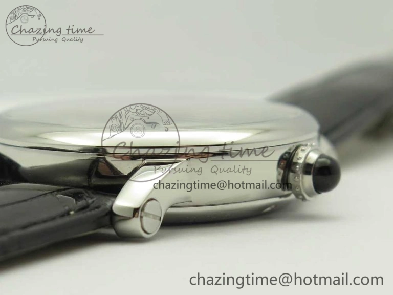 Rotonde Flying Tourbillon SS BLF Best Edition White Dial on Black Leather Strap V2