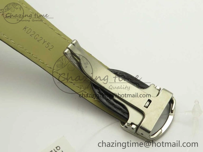 Rotonde Flying Tourbillon SS BLF Best Edition White Dial on Black Leather Strap V2